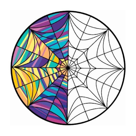 Stained Glass Window Edible Icing Image Cake Topper, by Tnct.