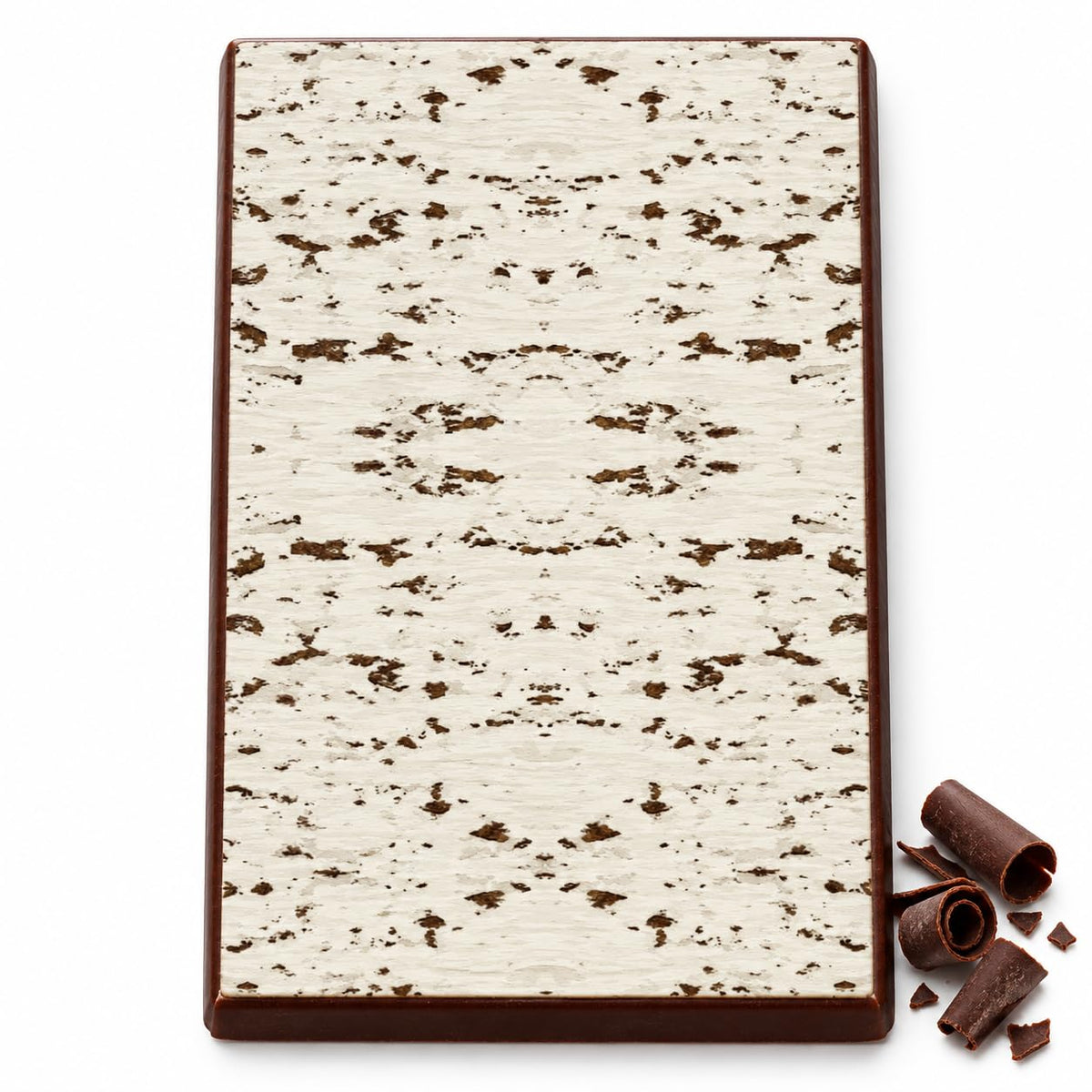 Rustic White Wood Texture Edible Image Chocolate Transfer Sheet