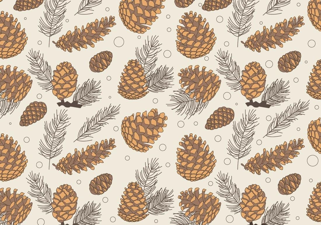 Classic Pine Cones Edible Chocolate Transfer Sheet for Chocolate Covered Strawberries and Bark, 1 Count
