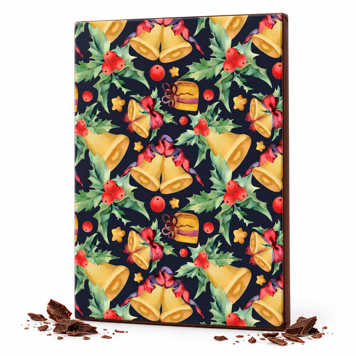 Christmas Holly & Bells Edible Image Chocolate Transfer Sheet