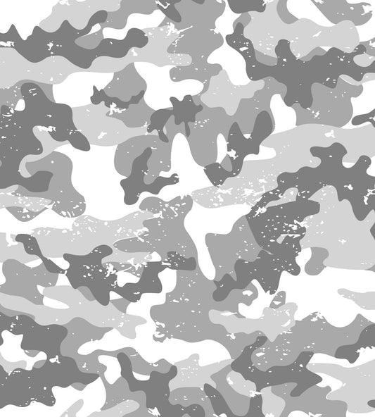 Dark Gray & Light Gray Camoflauge Pattern On Edible Image Chocolate Transfer Sheet. Apply To Your Custom Chocolate Treats