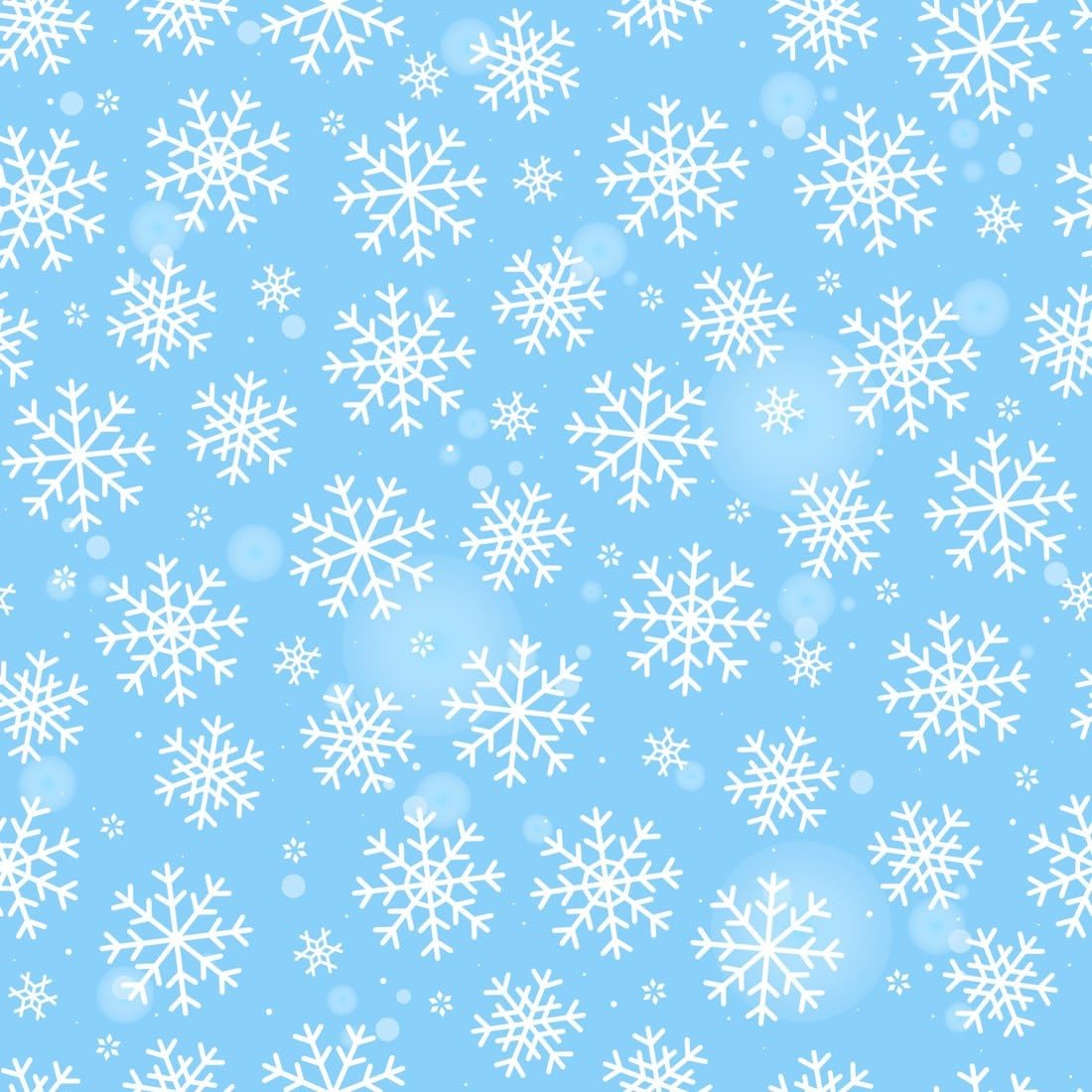 White Snowflakes on Blue Edible Chocolate Transfer Sheet for Chocolate Covered Strawberries and Bark, 1 Count