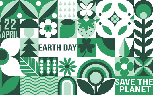 Happy Earth Day Pattern Edible Image Chocolate Transfer Sheet. Apply To Your Custom Chocolate Treats