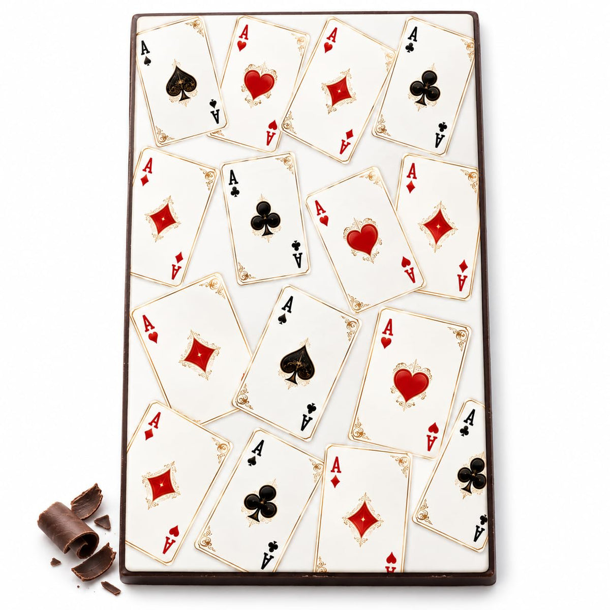 Ace Playing Cards Edible Image Chocolate Transfer Sheet