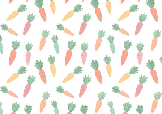 Carrot Pattern Edible Image Photo Cake Border Strips 3 Pre Cut Strips Per Sheet 2.6″ x 10.5"