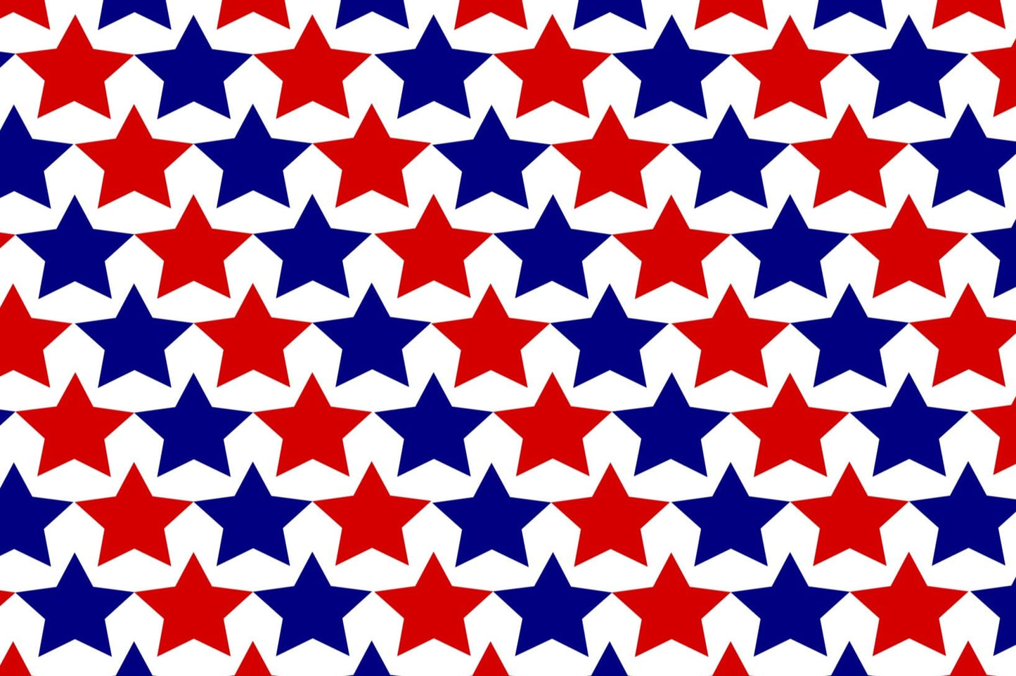 Red & Blue Stars Pattern Edible Image Photo Cake Border Strips 3 Pre Cut Strips Per Sheet 2.6″ x 10.5"