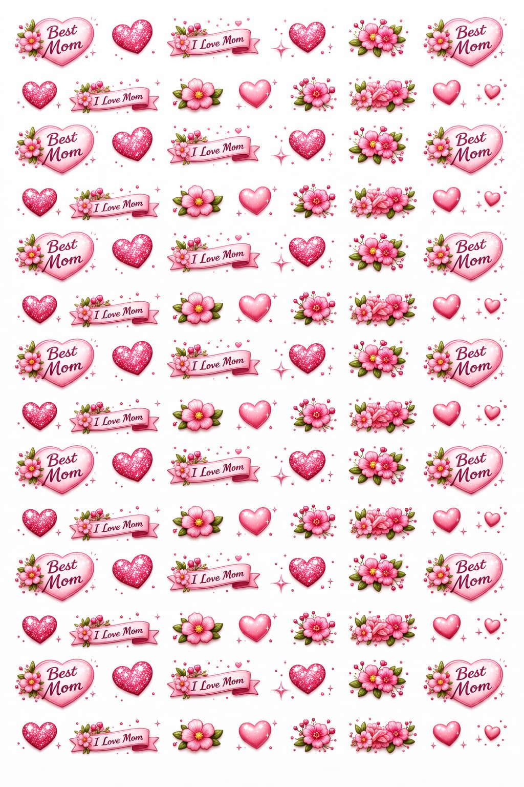 Best Mom Edible Image Photo Cake Topper For Quarter Sheet Cake