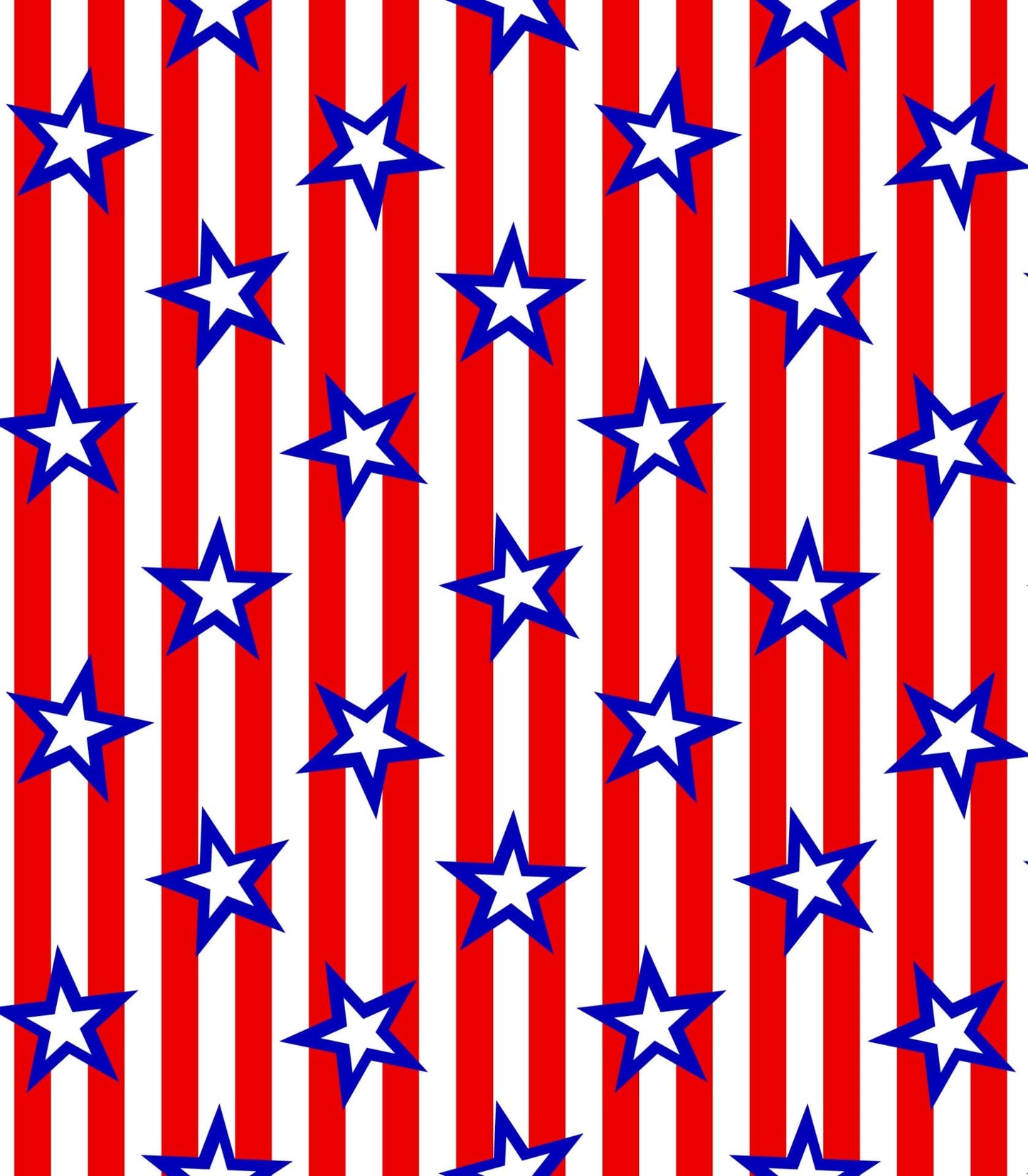 Red, White & Blue Stars & Stripes Pattern On Edible Image Chocolate Transfer Sheet. Apply To Your Custom Chocolate Treats