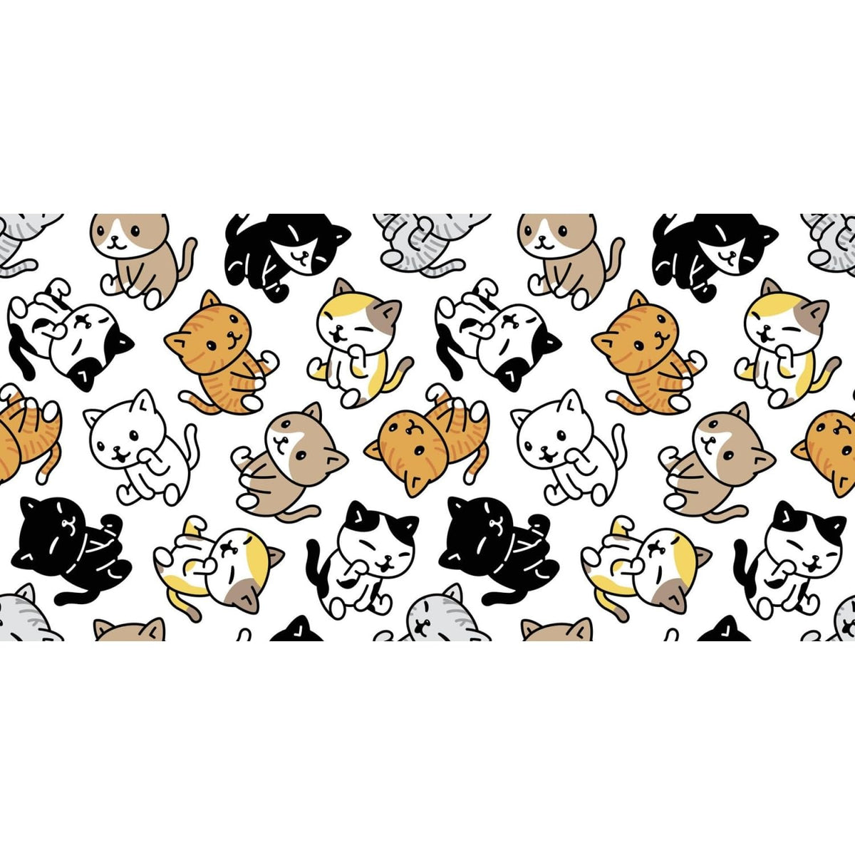 Playful Calico Cats Edible Chocolate Transfer Sheet for Chocolate Treats, 1 Count