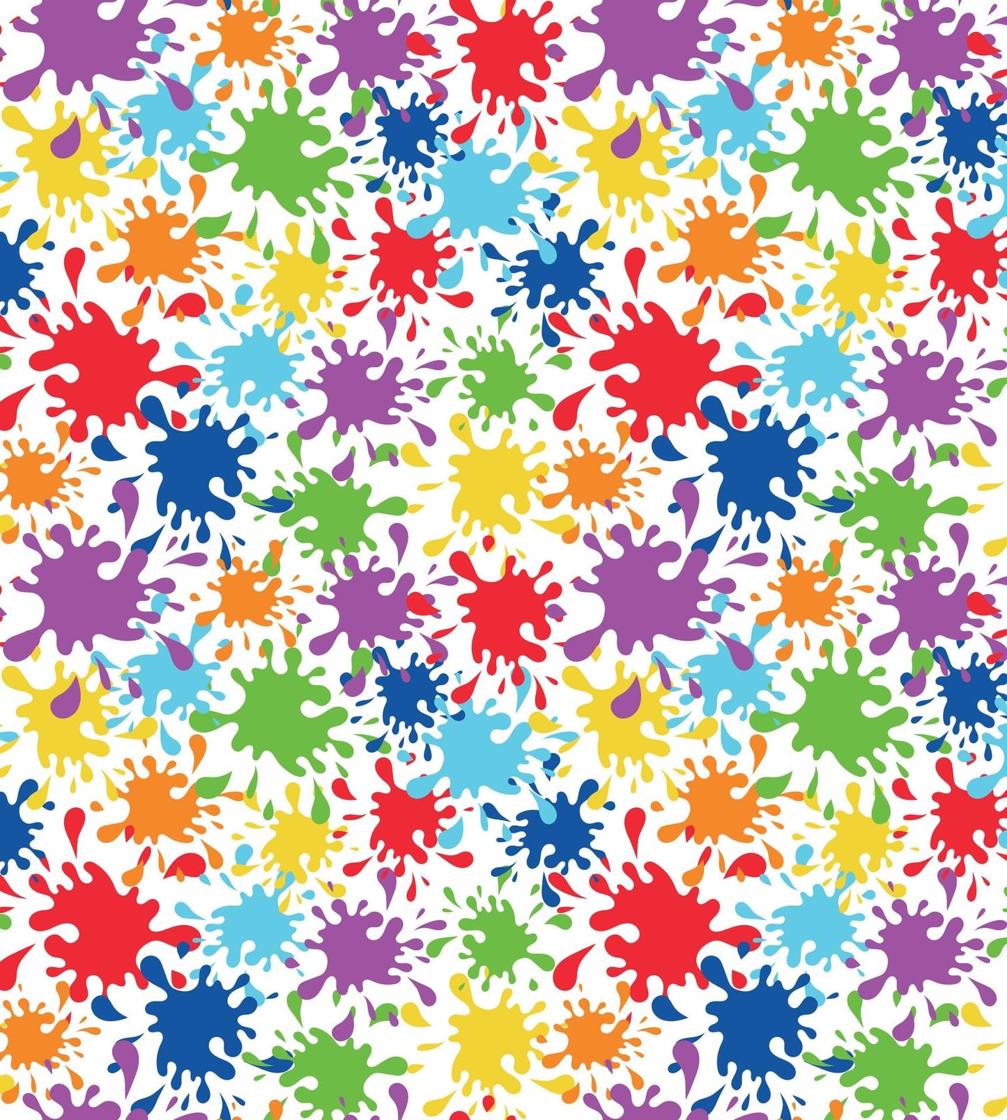 Rainbow Paint Splash Pattern Edible Image Photo Cake Border Strips 3 Pre Cut Strips Per Sheet 2.6″ x 10.5"