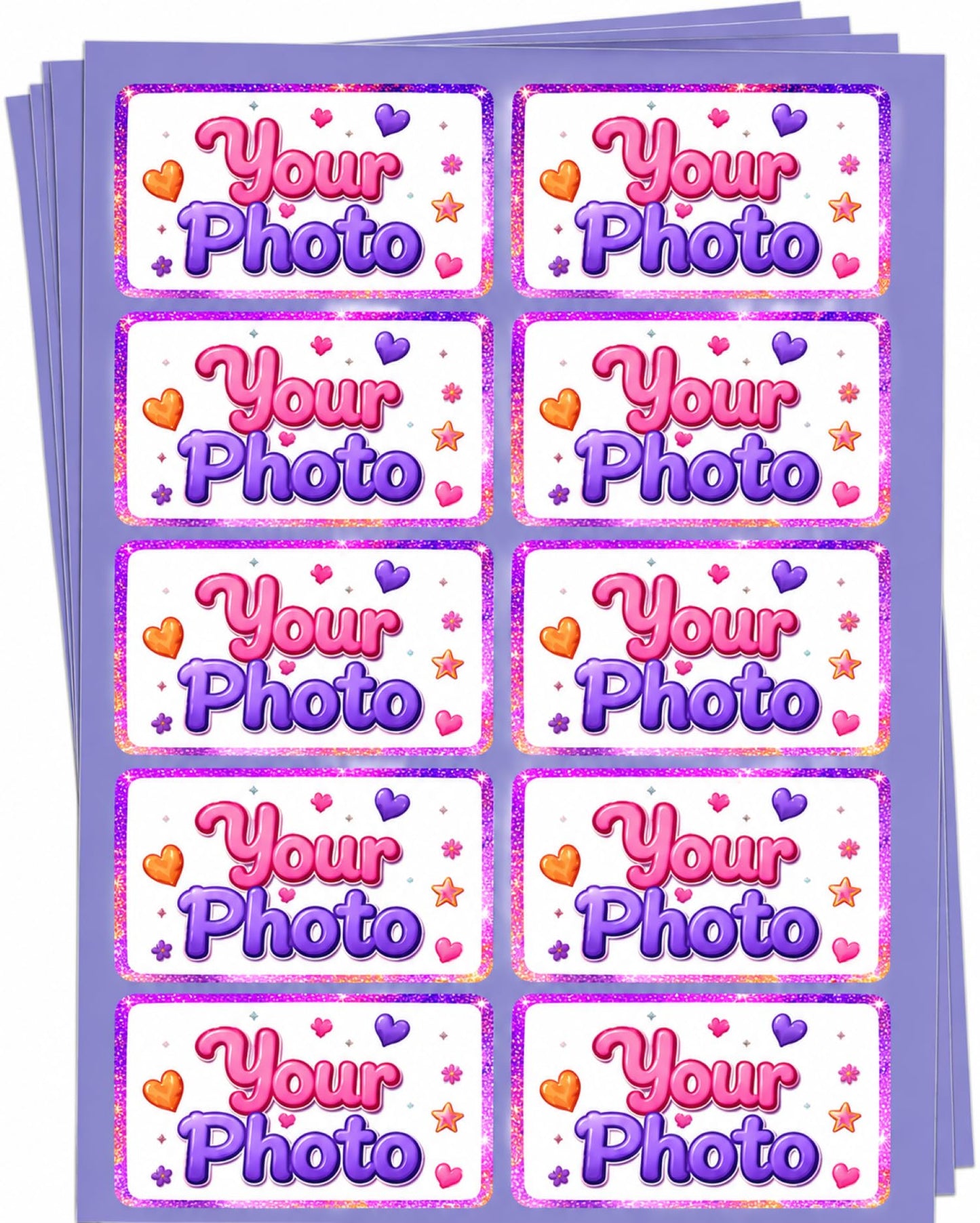 3.5" x 1.875" Pre-Cut Rectangle Edible Image Cake Toppers. Create Your Own Custom Treats!