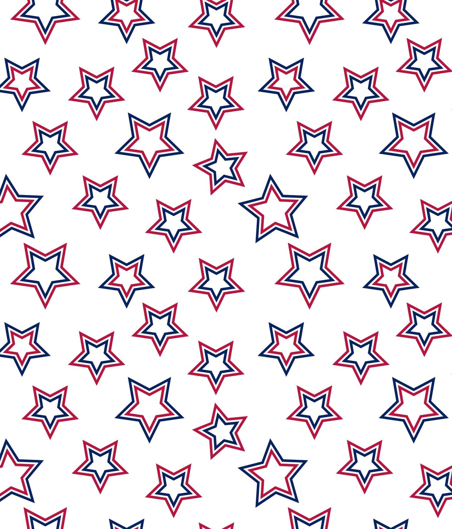 Blue, Red & White Star Pattern On Edible Image Chocolate Transfer Sheet. Apply To Your Custom Chocolate Treats