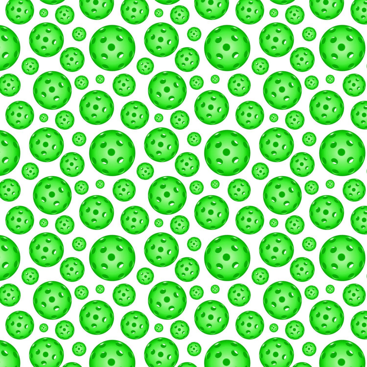 Bright Green Pickleballs Pattern Edible Chocolate Transfer Sheet, by Party Poppin Cake Toppin. (1 Count)