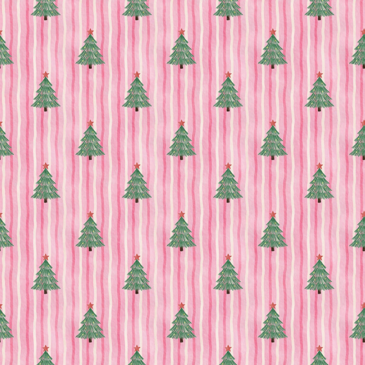 Watercolor Christmas Trees Edible Image Chocolate Transfer Sheet
