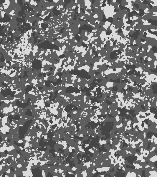 Gray, Military & Hunting Camoflauge Pattern Edible Image Photo Cake Topper For Quarter Sheet Cake