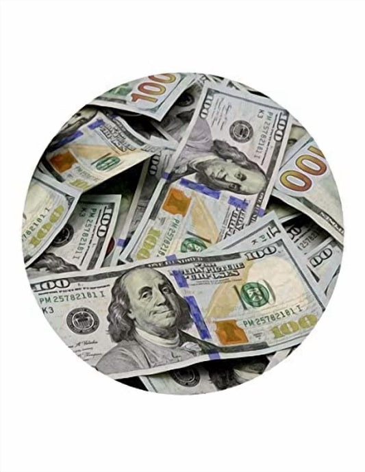 100 Dollar Bill Birthday Edible Icing Image Cake Topper, by Tnct.