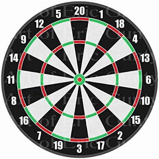Dart Board Birthday Edible Icing Image Cake Topper, by Tnct.
