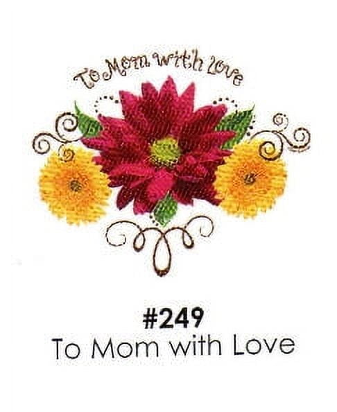 To Mom with Love Cake Decoration Edible Frosting Photo Sheet