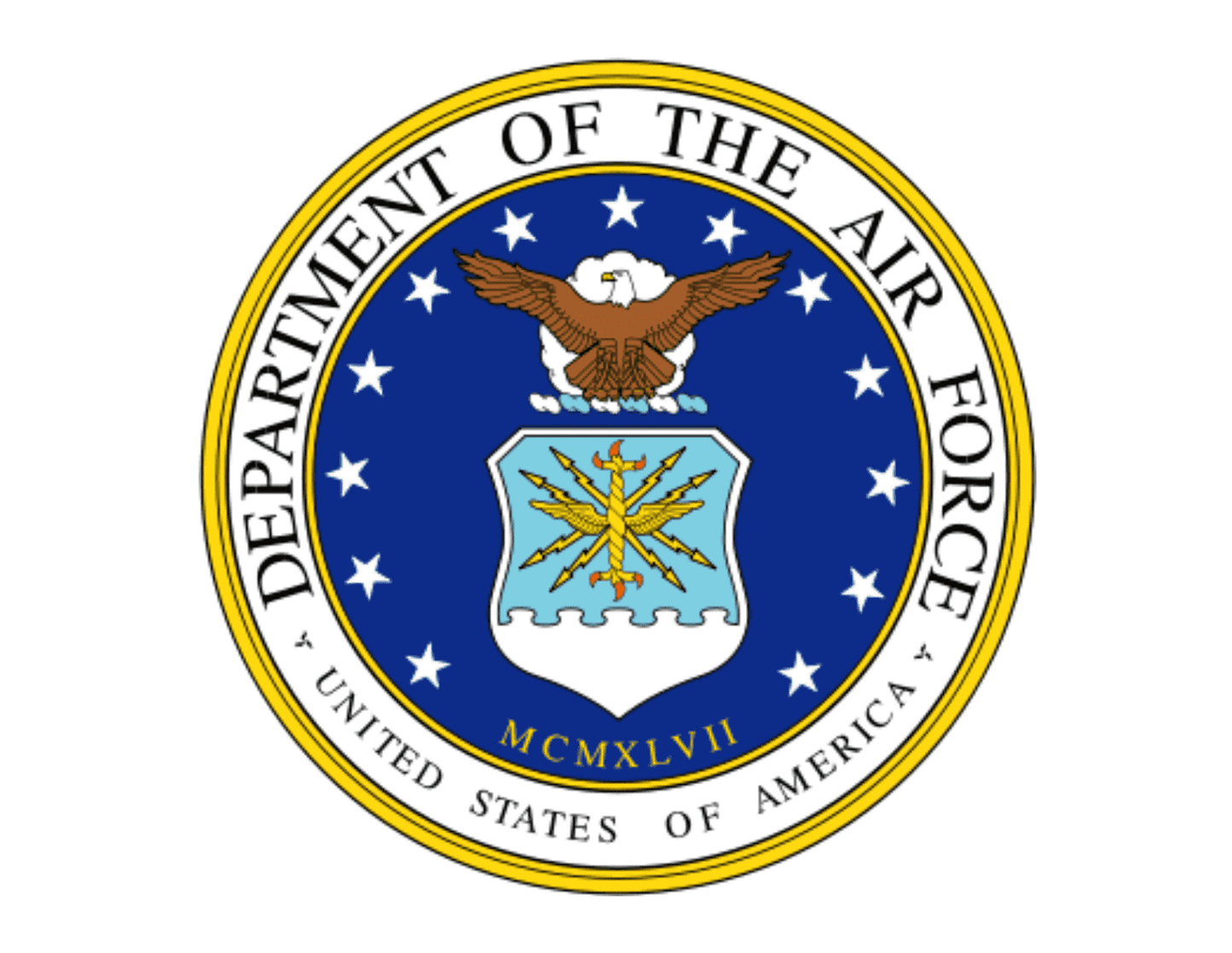 U.S. Air Force Edible Cake Topper-8" Round