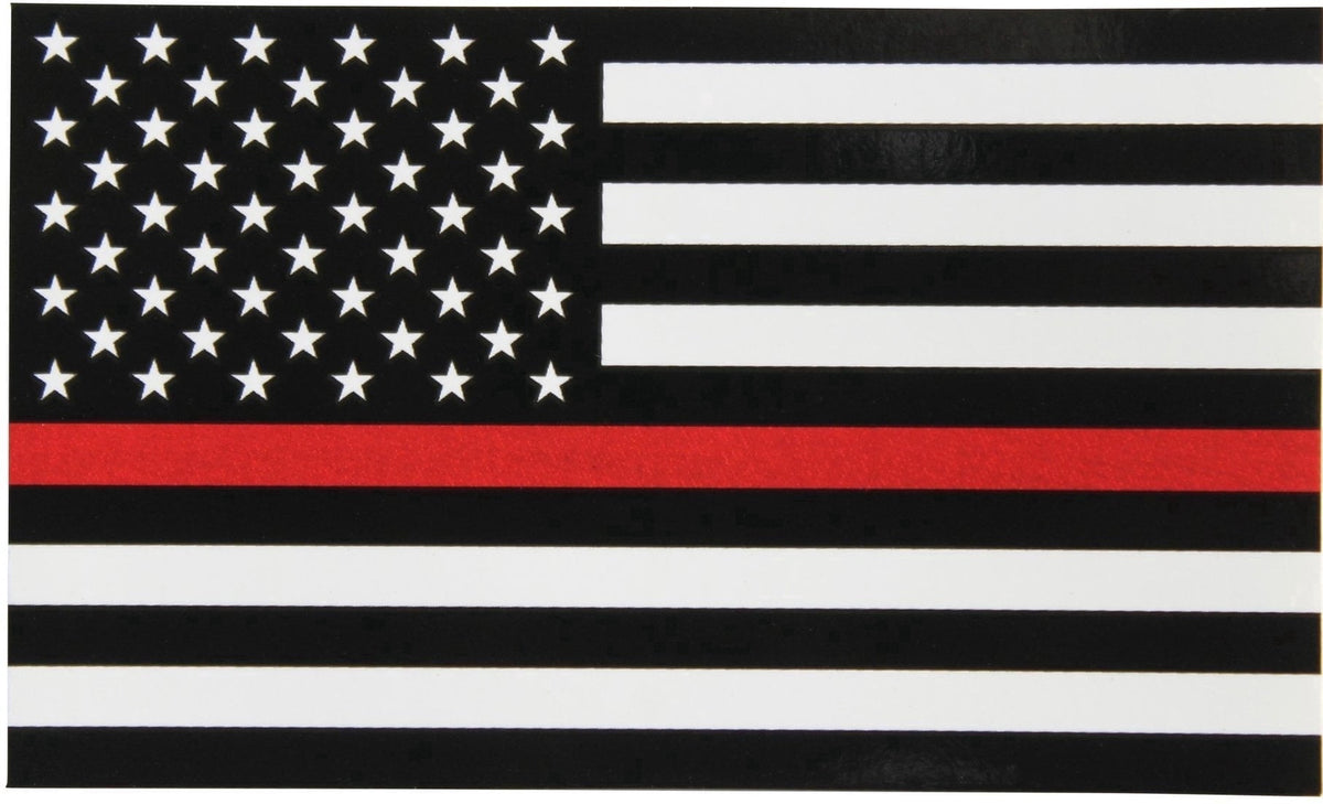 American Flag - Red Line Edible Cake Topper Image ABPID00009V2