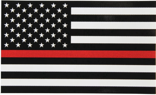 American Flag - Red Line Edible Cake Topper Image ABPID00009V2