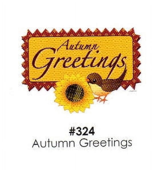 Autumn Greetings Cake Decoration Edible Frosting Photo Sheet