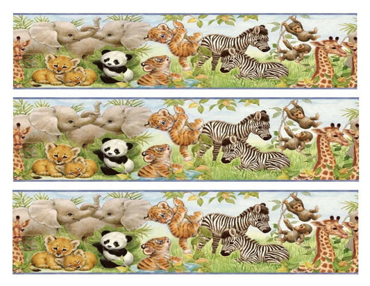Edible Icing Image Cake Border Strips & Cake Toppers, by TNCT (3 Count)