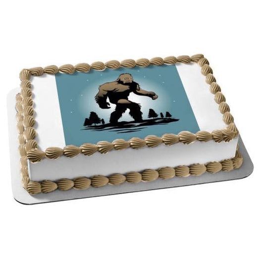 Bigfoot Sasquatch Whitehall New York Town Official Animal Edible Cake Topper, By TNCT