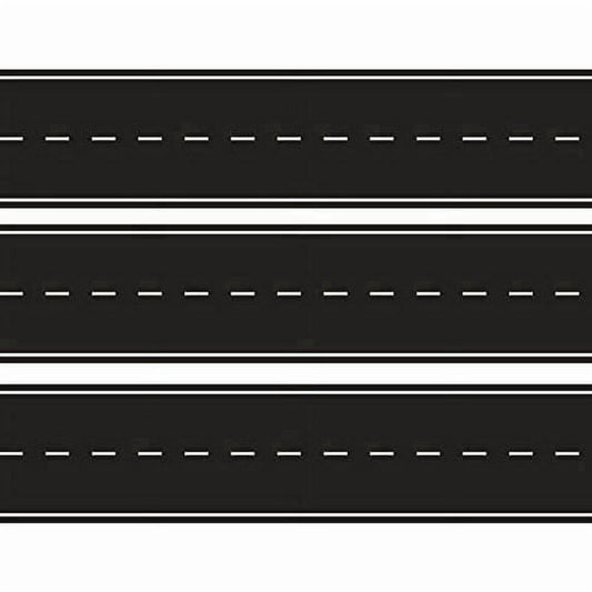 Black And White Roadway Strip Edible Images 3 Per Sheet By TNCT