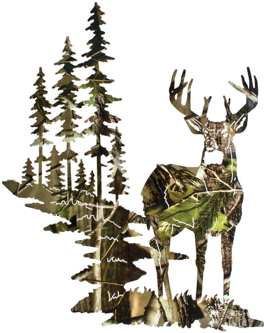 Camo Deer Whitetail Birthday Cake Topper, By TNCT