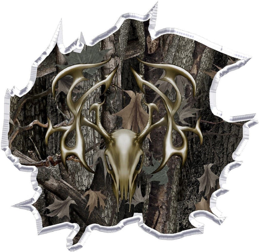 Camouflage Deer Hunting Edible Image Icing Cake Topper for Quarter Sheet Cake, by TNCT