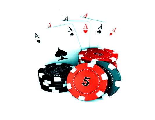 TNCT Edible Icing Image Cake Cupcake Topper Casino Aces and Poker Chips Birthday 1 Count