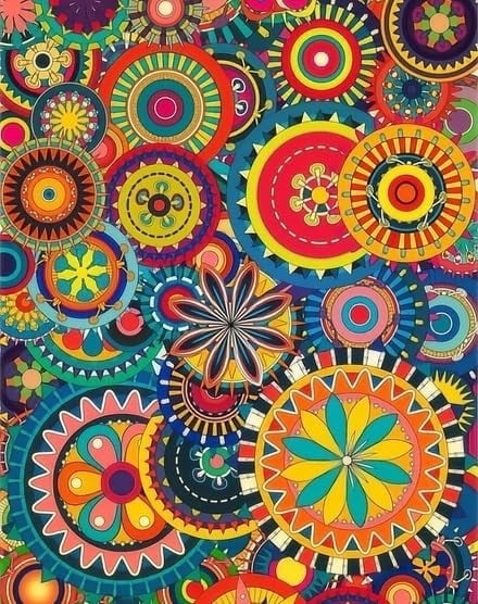 Kaleidoscope Chocolate Transfer Sheet, by Tnct.