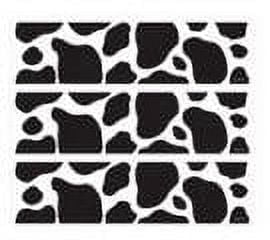 Cow Print Edible Photo Image Cake Border Decoration