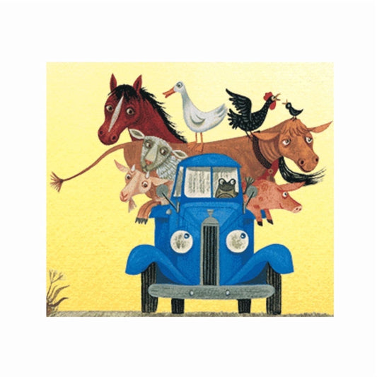 Cute Little Blue Truck Edible Icing Image Cake Topper, by Tnct.