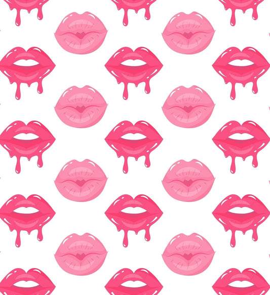 Lipstick Kissy Lips Chocolate Transfer Sheet, by Tnct.