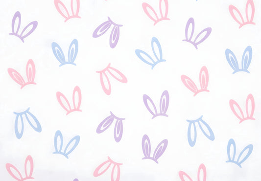 Easter Bunny Ear Pattern Edible Icing Image Cake Topper, by Tnct.