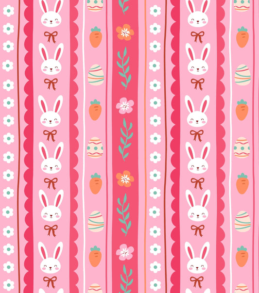 Easter Bunny Pattern Edible Image Chocolate Transfer Sheet, by Tnct.