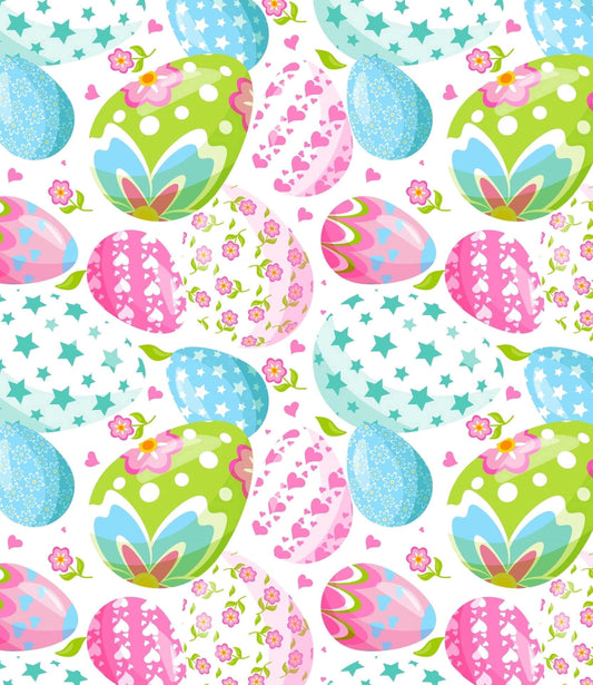 Easter Egg Chocolate Transfer Sheet, by Tnct.