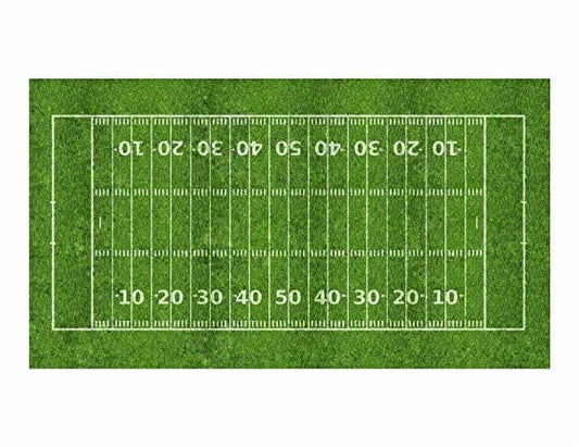 Football Field Edible Image Icing Cake Topper for Quarter Sheet Cake, by TNCT