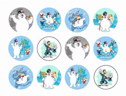 Frosty the Snowman Karen Professor Hinkle Hocus Pocus Rabbit Edible Cupcake Toppers ABPID50800