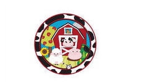 Full of Fun Barnyard Edible Frosting Photo Cake Topper