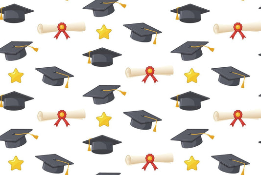 Graduation & Diploma Edible Image Cake Topper for Half Sheet Cake, by Tnct. (1 Count)