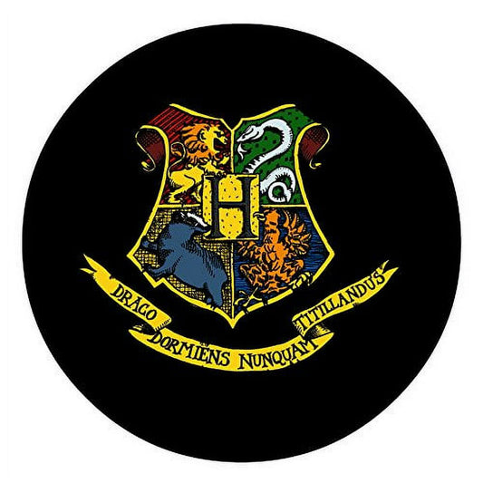 6" Round Pre-Cut Harry Potter Hogwarts Happy Birthday Edible Image Cake Topper By TNCT