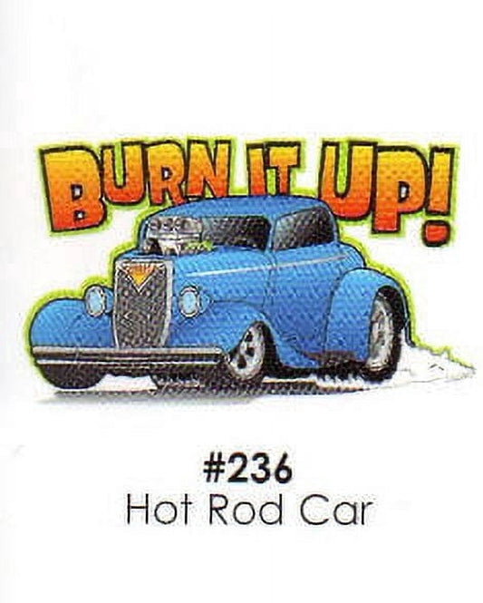 Hot Rod Car Cake Decoration Edible Frosting Photo Sheet