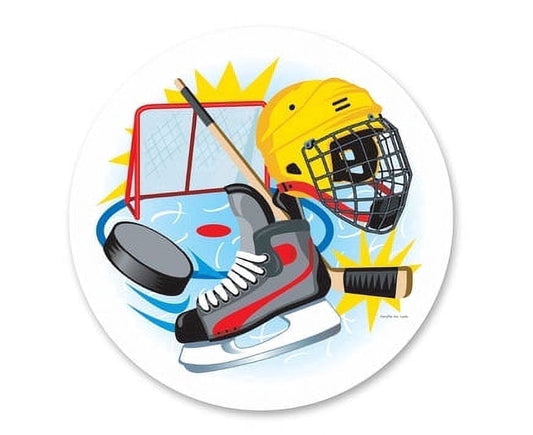 Ice Hockey Pro Edible Image Icing Cake Topper for Quarter Sheet Cake, by TNCT