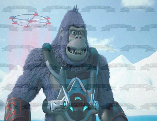 King Kong King Of The Apes White Mountains Droid Edible Cake Topper Image ABPID00248