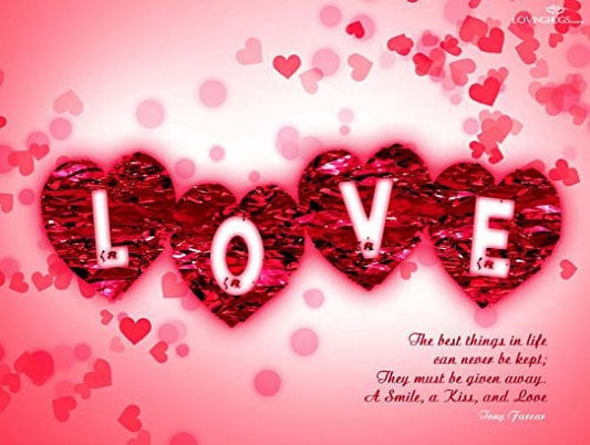 Love Quote Cake Topper, By TNCT