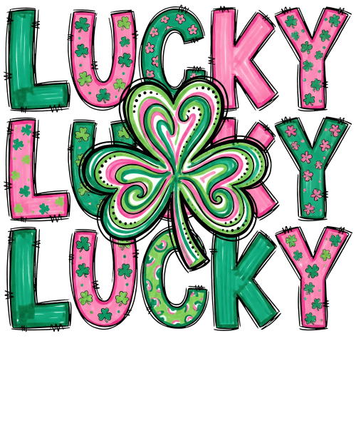 Lucky Shamrock Edible Image Cake, Cupcake & Cookie Topper, by Tnct.