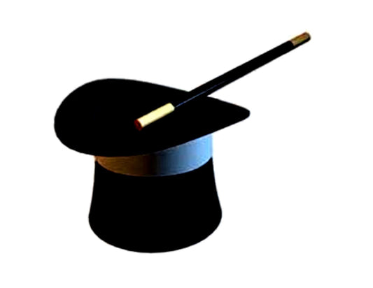 Magician Hat Magic Birthday - Edible Cake or Cupcake Topper